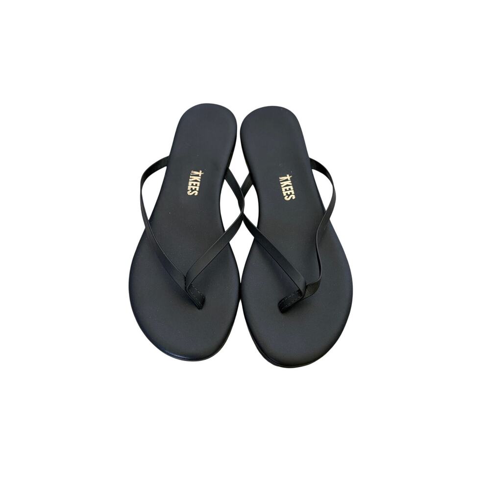 Tkees Lily Flip Flops - Washed Black - Size 5